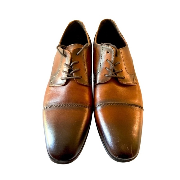 Express Other - Express Men's Cognac Cap Toe Oxford Shoes